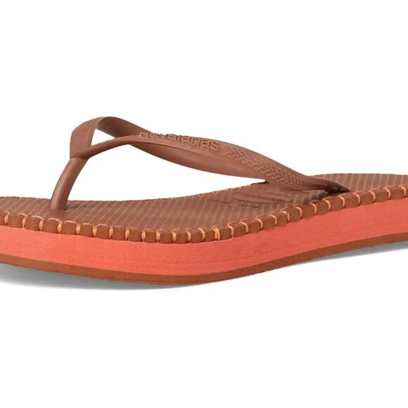 NWT HAVAIANAS SLIM FLATFORM LOOP FLIP FLOPS - Picture 10 of 11